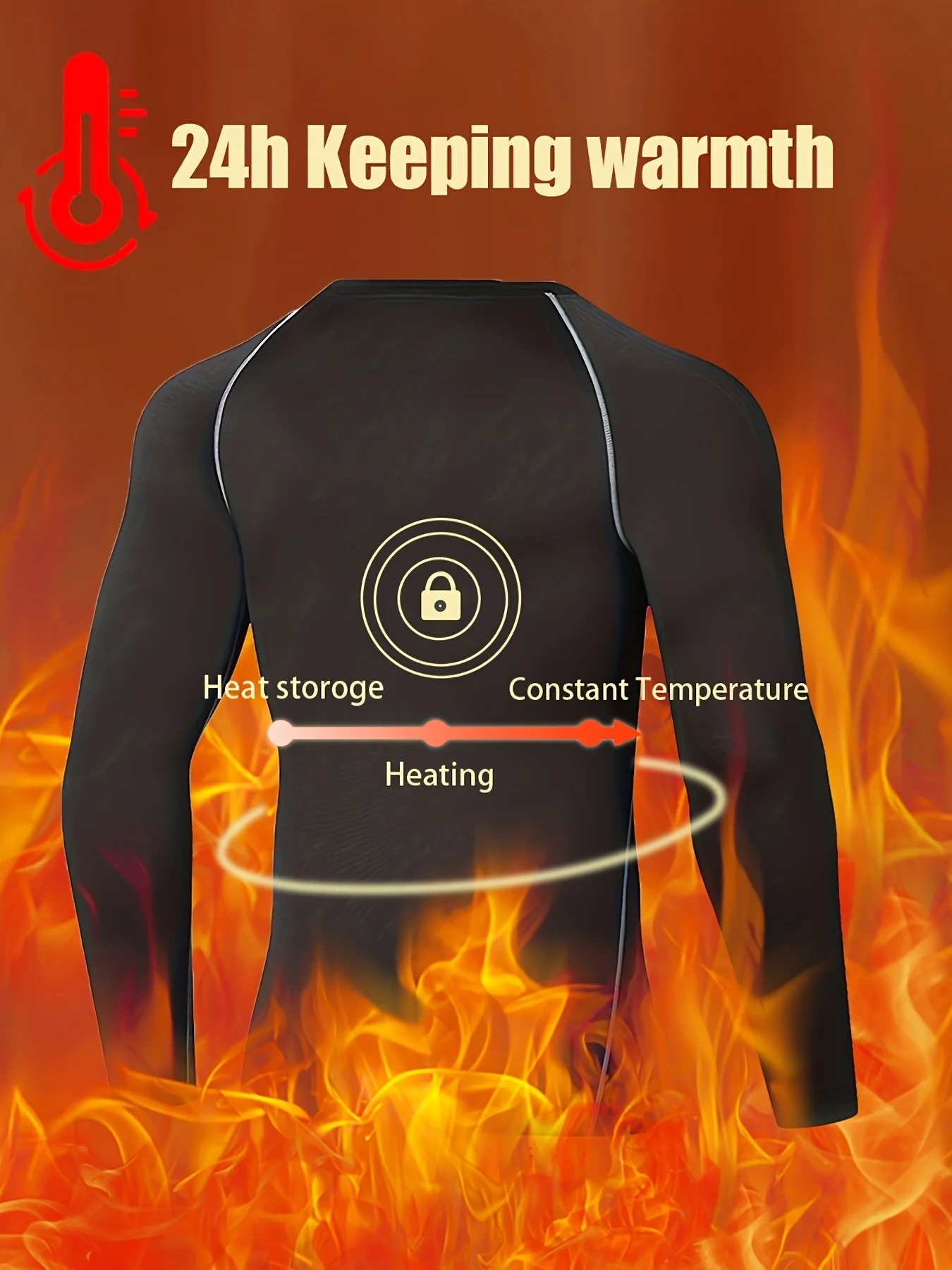 

Men's new warm sports long sleeve T-shirt, suitable for running, fitness cycling and outdoor