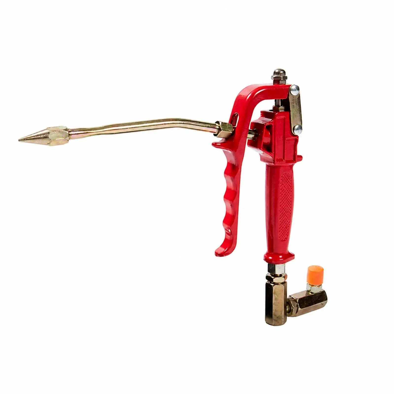 Trigger Operated Grease Nozzle Injector for Vehicle Chassis and Equipment Grease Fitting Access