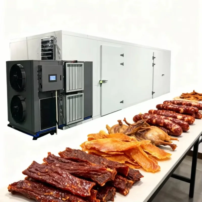 New Industrial Meat Dehydrator Heat Pump Fish Dryer Temperature Control Better Hygiene for Food Processing CE Customized