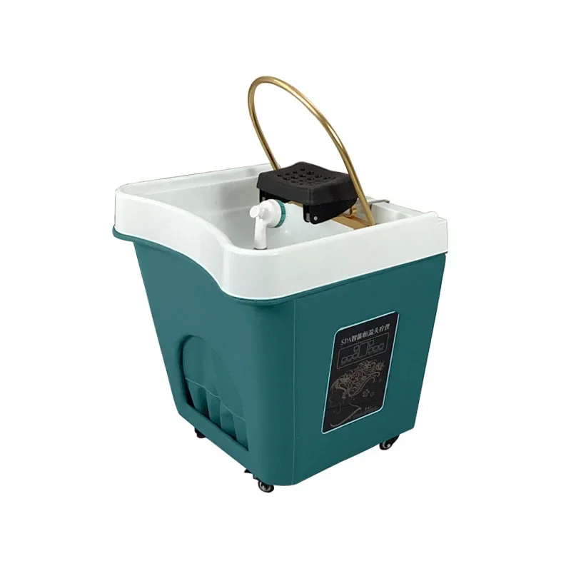 

Mobile shampoo basin, head treatment machine, health center supporting massage bed