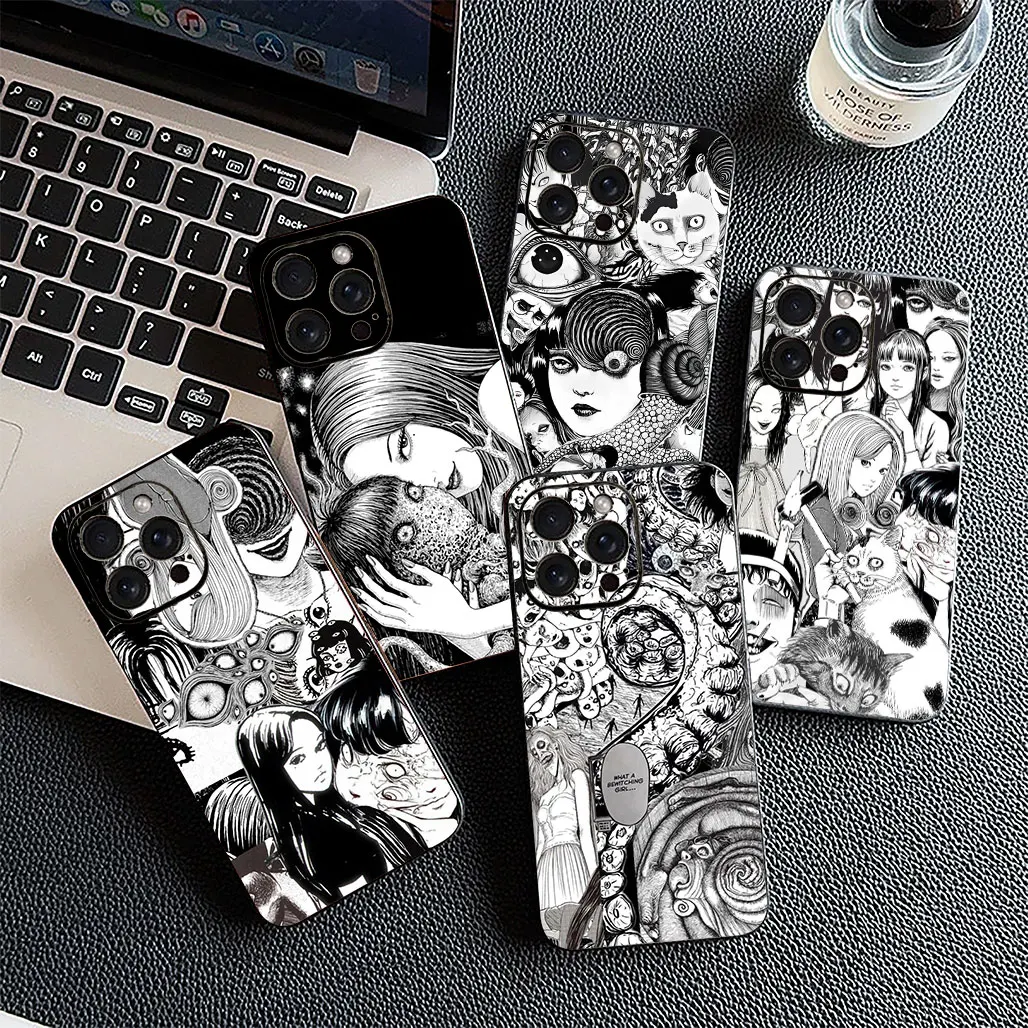 Capa de Papel de Parede Junji Ito para Motorola Moto Edge - Imagem 3