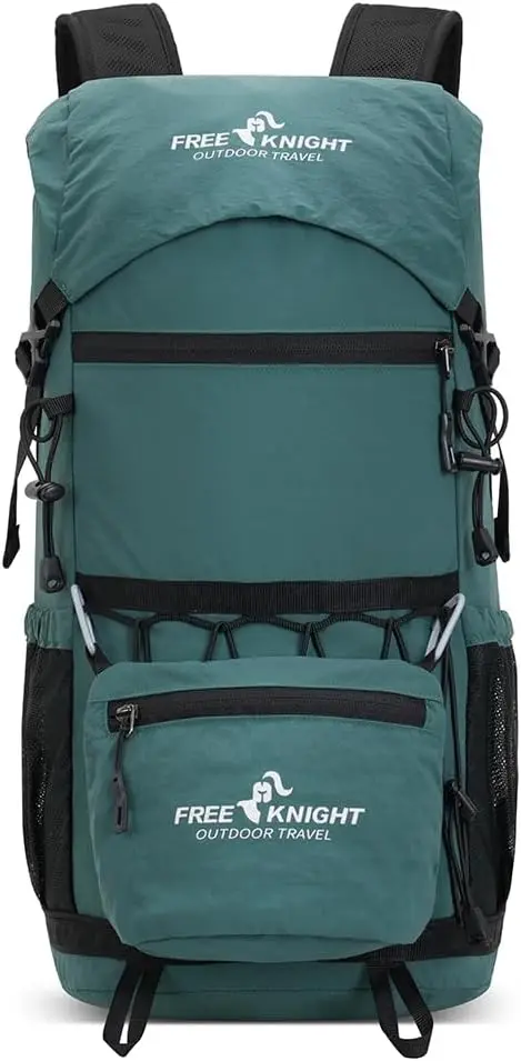 

30L Lightweight Hiking Backpack, Outdoor Sport Waterproof Travel Bag Daypack for Cycling Climbing Skiing (Blue Green)
