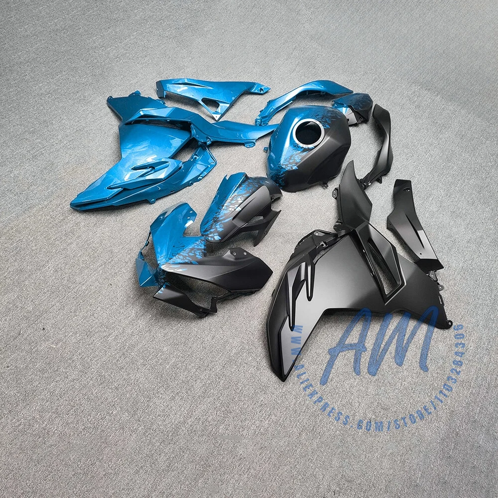 For KAWASAKI Ninja 500 2024-2025 Sportbike Motorcycle Fairing Prime ABS Plastic Body Kit with Free Custom Design Options