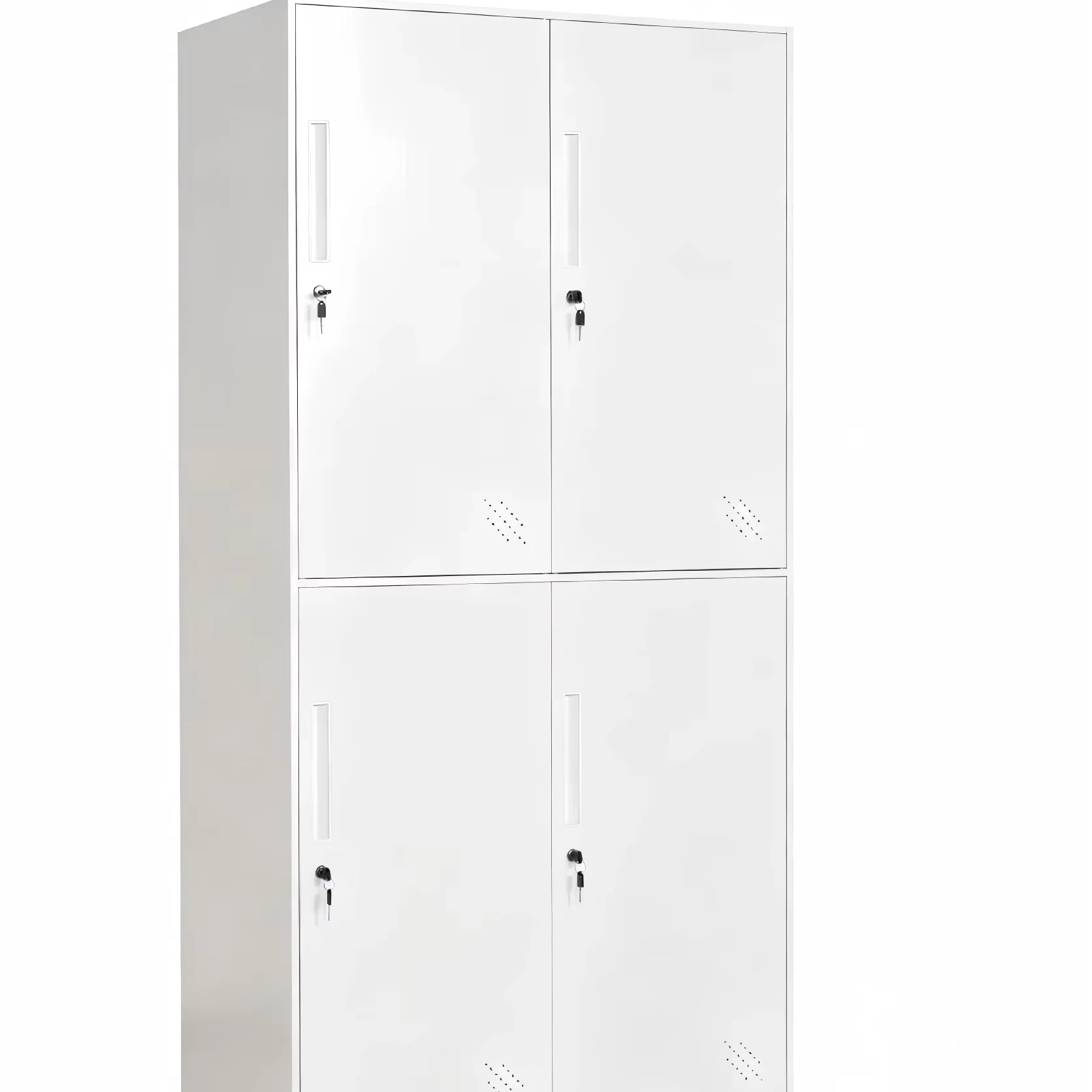 Steel Multi-User Locker With Partitioned Storage Key Lock Security Modern Design For Commercial Spaces-Eco-Friendly Customizable
