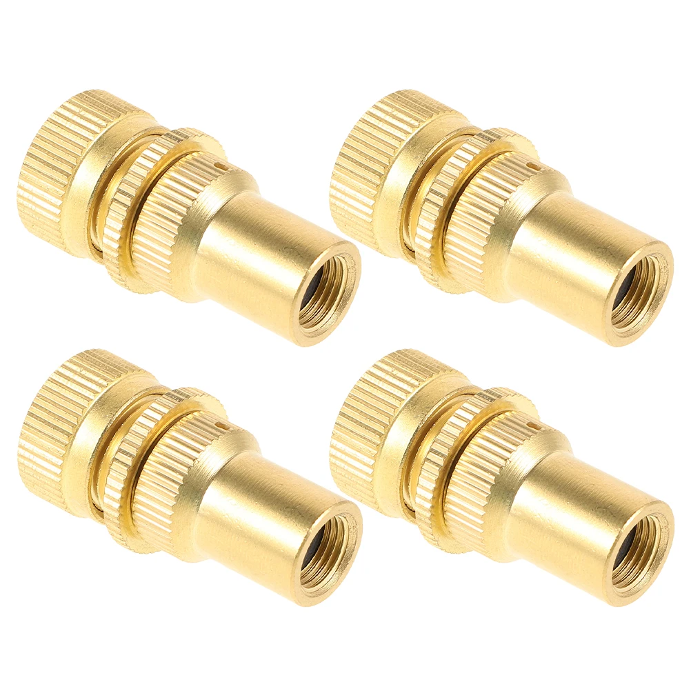 

4pcs Tire Deflator Valve Automatic Pressure Relief Copper Portable Inflator Car Truck Off Road Desert Blowouts Replacement