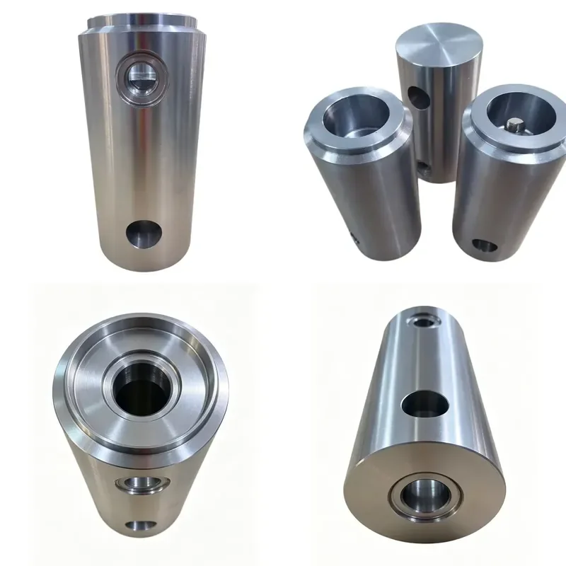 for High Quality CNC Machined Steel Sleeve Shaft Precision Boring Shaft Hydraulic Cylinder Parts