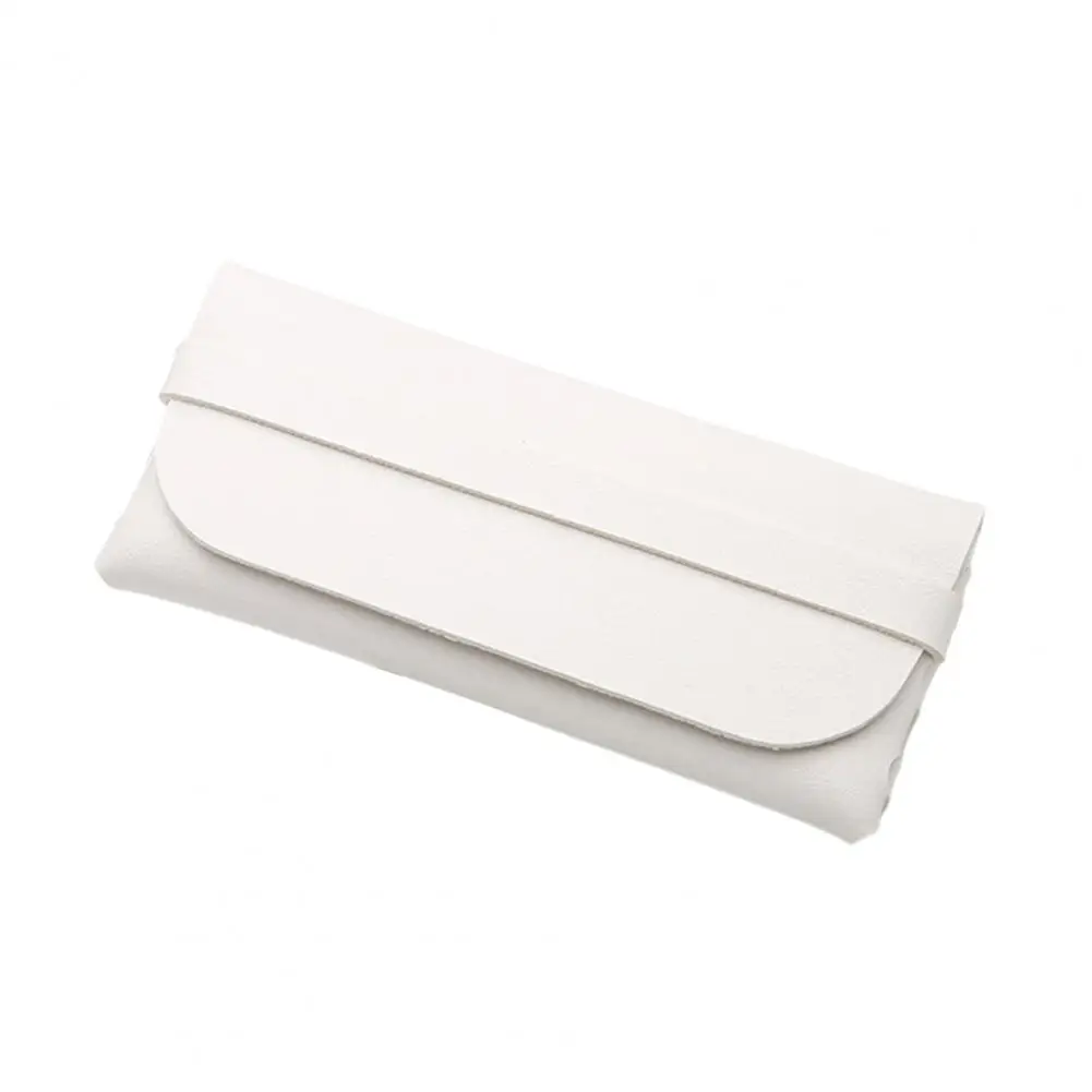 Faux Leather Eyewear Pouch Magnetic Flip Cover Glasses Case Shock-proof Eyewear Protection Adjustable Anti-slip Sunglasses