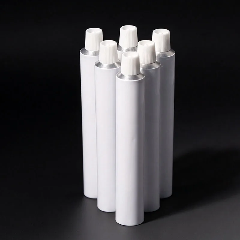 30/50/100PCS 100ml Empty Aluminum Toothpaste Tubes With Cap For Storing Paint Watercolors Oils Lotion Travel Portable Containers
