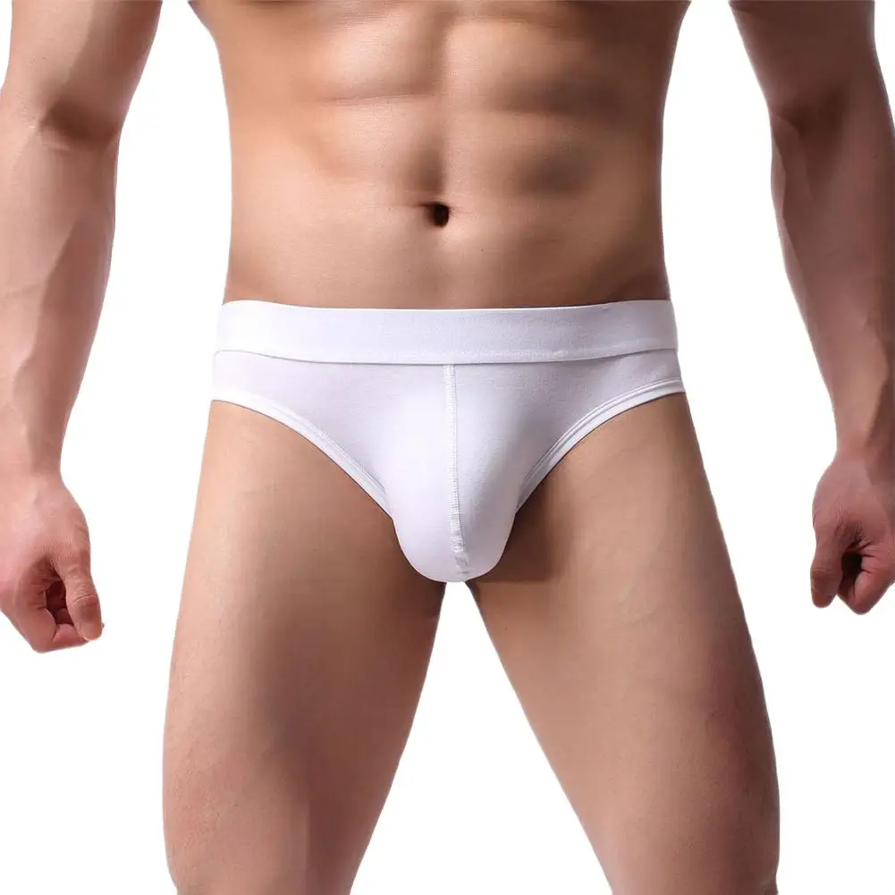 

Black Cotton Briefs Comfortable Pouch Briefs For Men Breathable 5 Spandex Material 95 Cotton Fabric Brand New Condition
