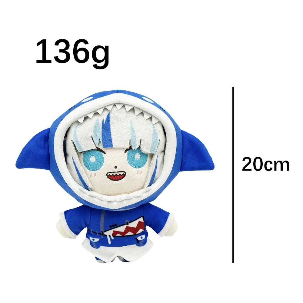 新しい Gawr Gura ぬいぐるみかわいいソフトぬいぐるみ漫画アニメ枕人形子供の誕生日クリスマスギフト