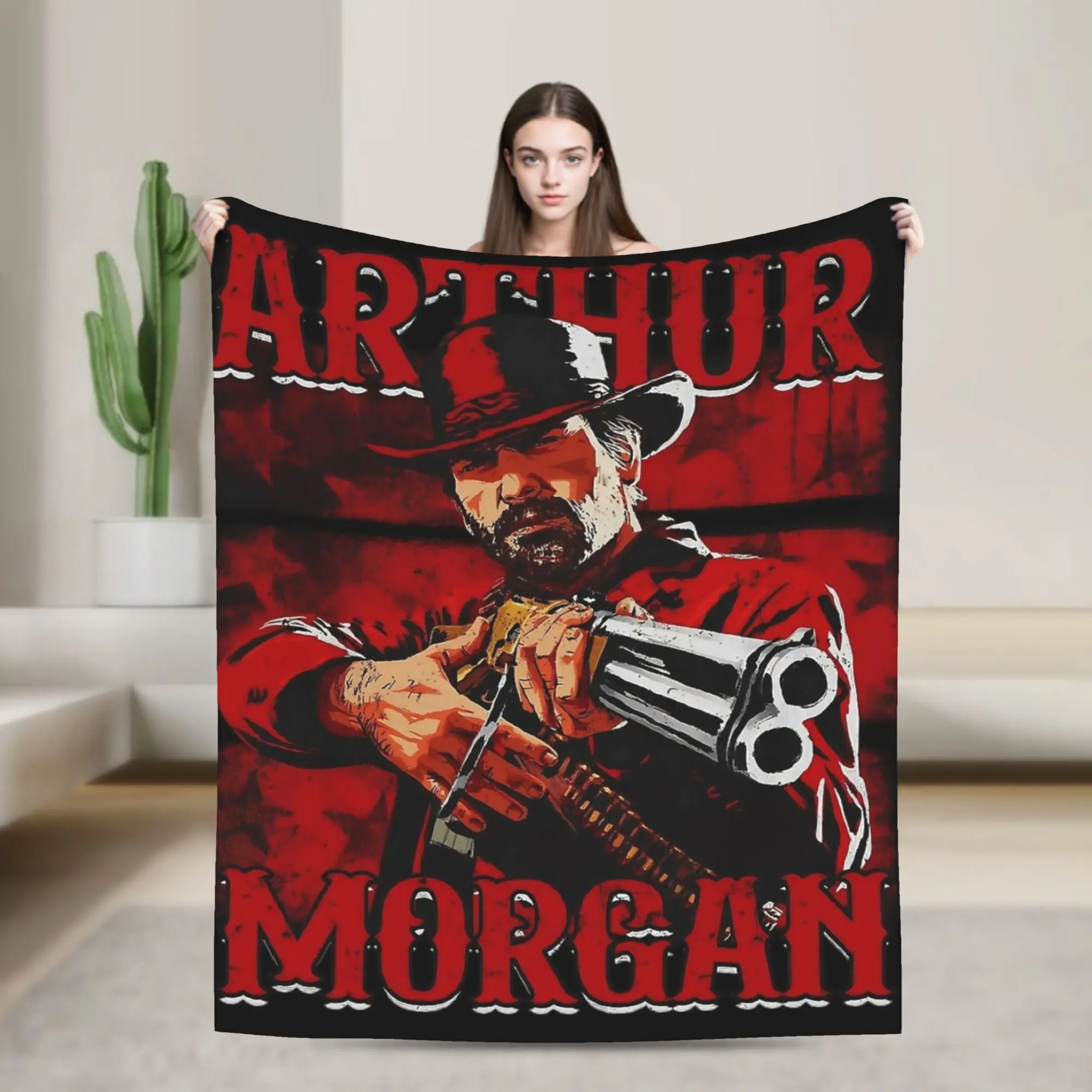 بطانية آرثر مورغان من الصوف المرجاني، بطانيات صيفية محمولة فائقة النعومة للمنزل، قطعة سجادة للسفر #1