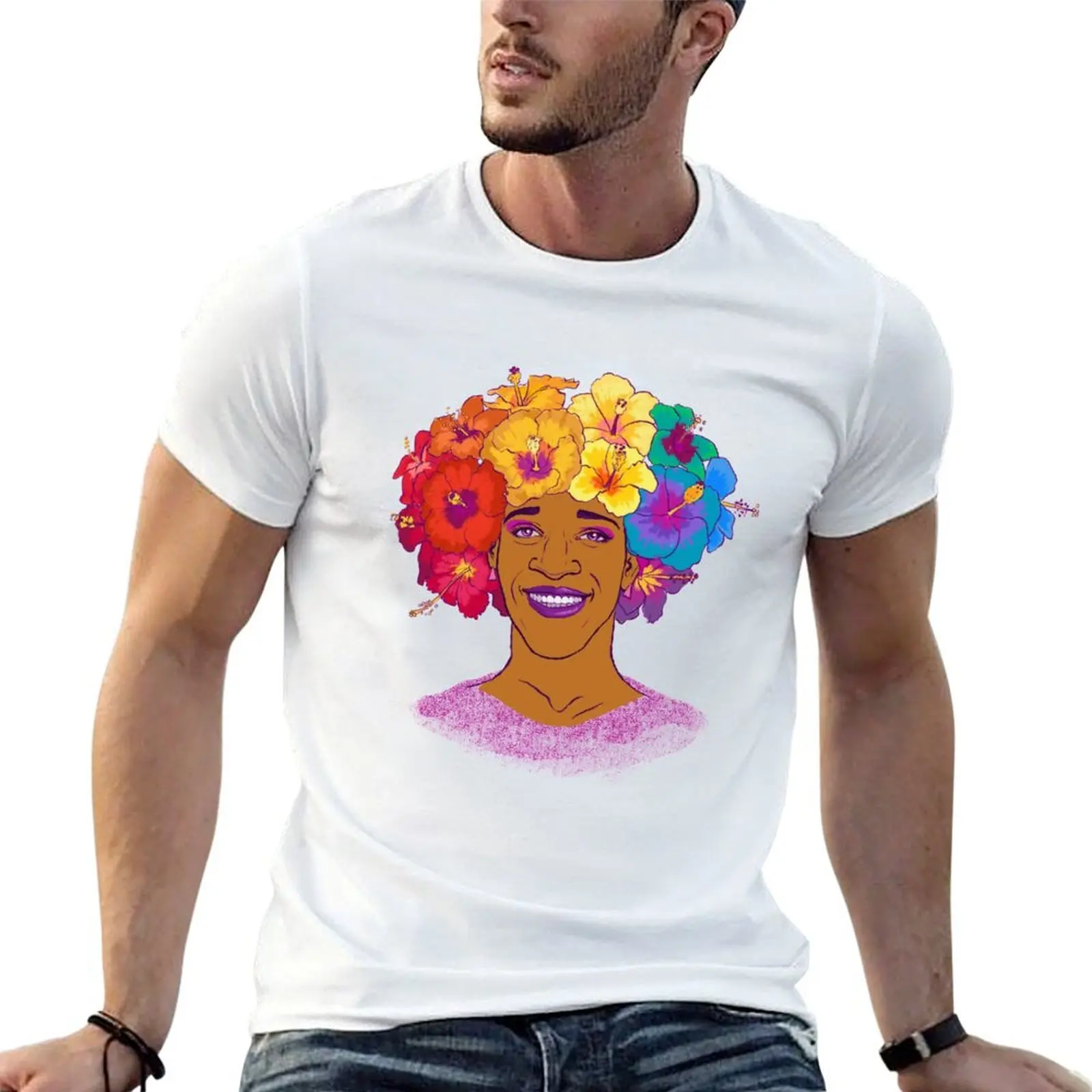 

Marsha Johnson - Hero and Icon T-Shirt t shirt man luxury t shirts for man cotton T-Shirt