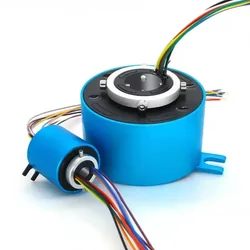1pcs ID5/8/10/12.7/20/25.4/30~60mm,OD22~130mm Through Hole/Bore Slip Ring,Electric swivel slip ring 6/12/18wires, 2/5/10A