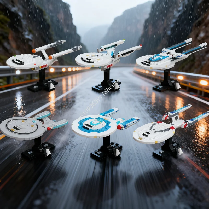 

3381 шт. MOC USS Enterprise, классическая коллекция, пространственная модель, строительные блоки, архитектура, сделай сам, рождественские подарки, идея, кирпичная игрушка для детей