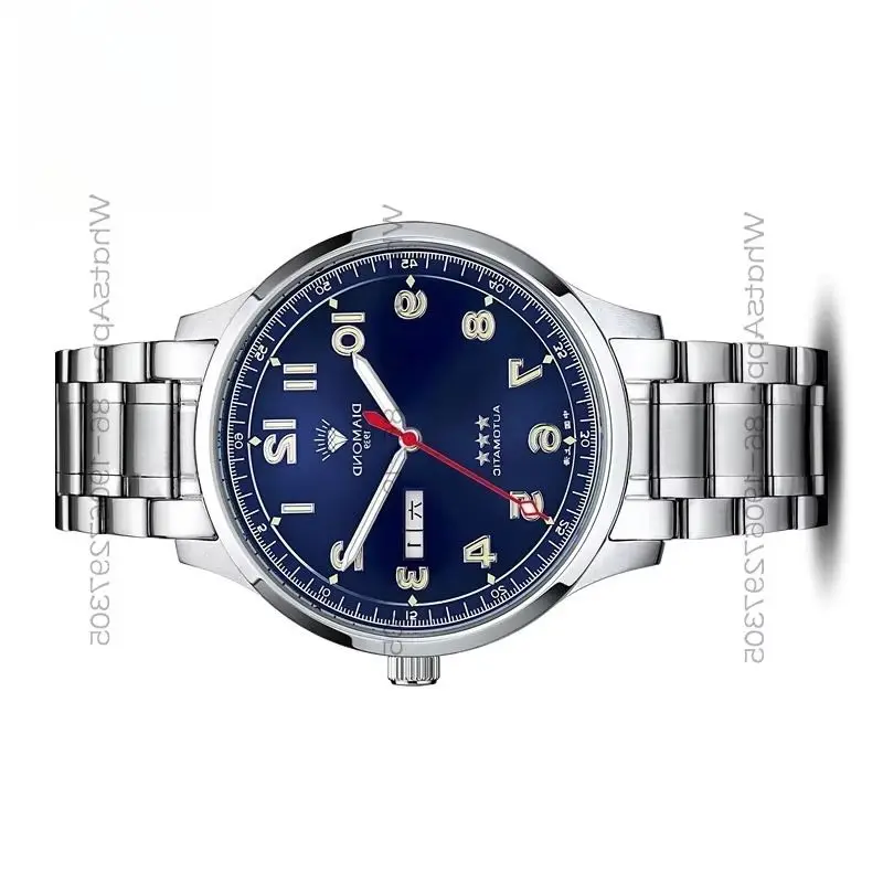 265565 Time Island Watch Shanghai Automatic Machinery Big Three Needle Luminous Fashion Casual Men's Watch