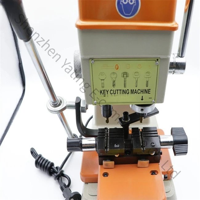 998C Key Duplication Machine, Vertical Drilling Machine Key Duplicating Cutting Machine 110V 220V for Key Copy Processing Work