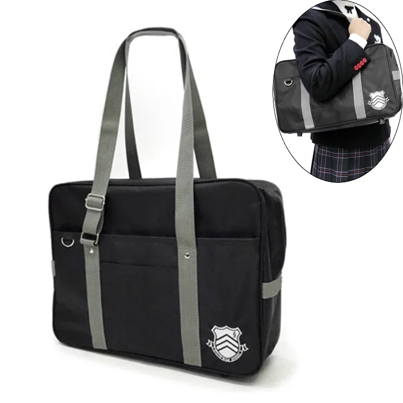 Bolsa de Escola Primária Persona 5, 5, P5, Syujin, Gakuen, Uniforme Anime JK, Bolsas de Ombro oxford, Bolsa Estudante, Bolsa