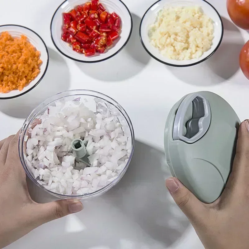 Large Manual Garlic Crusher Mincer Durable Kitchen Garlic Masher Meat Grinder Multi-Function Easy Clean Baby Food Mini Processor - view 5