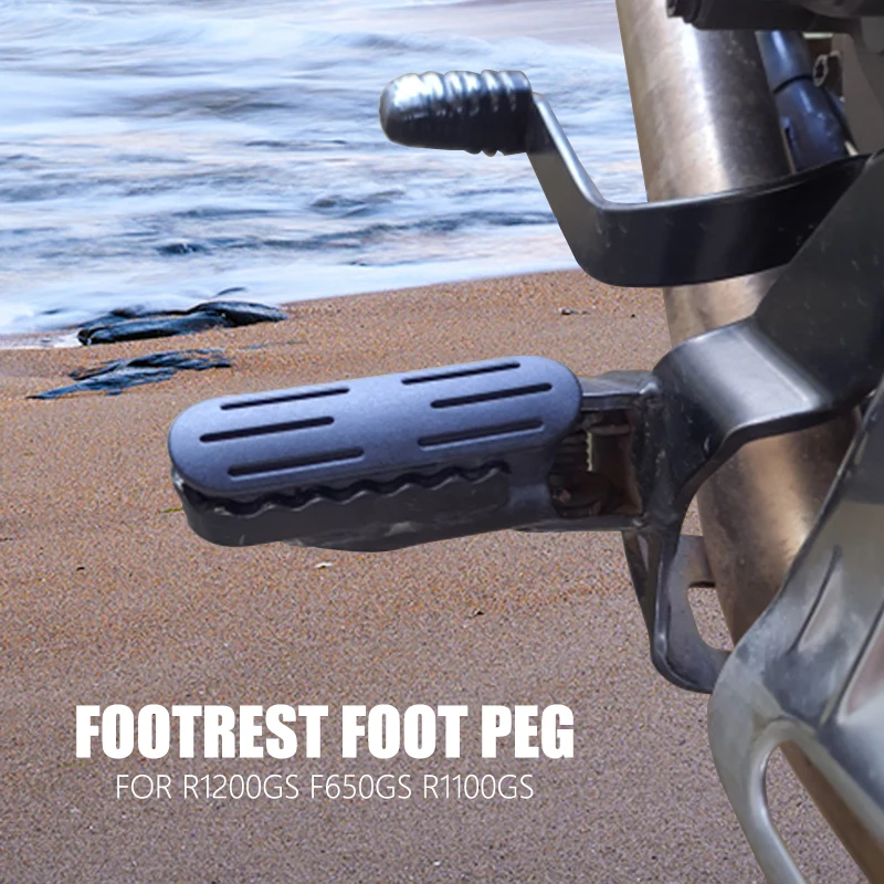 

R1200GS Front Footrest Foot Peg Footpegs Plate Rubber Cover For BMW R1200 GS 2005-2013/ F650GS 2001-2007/ R1100GS Motorcycle
