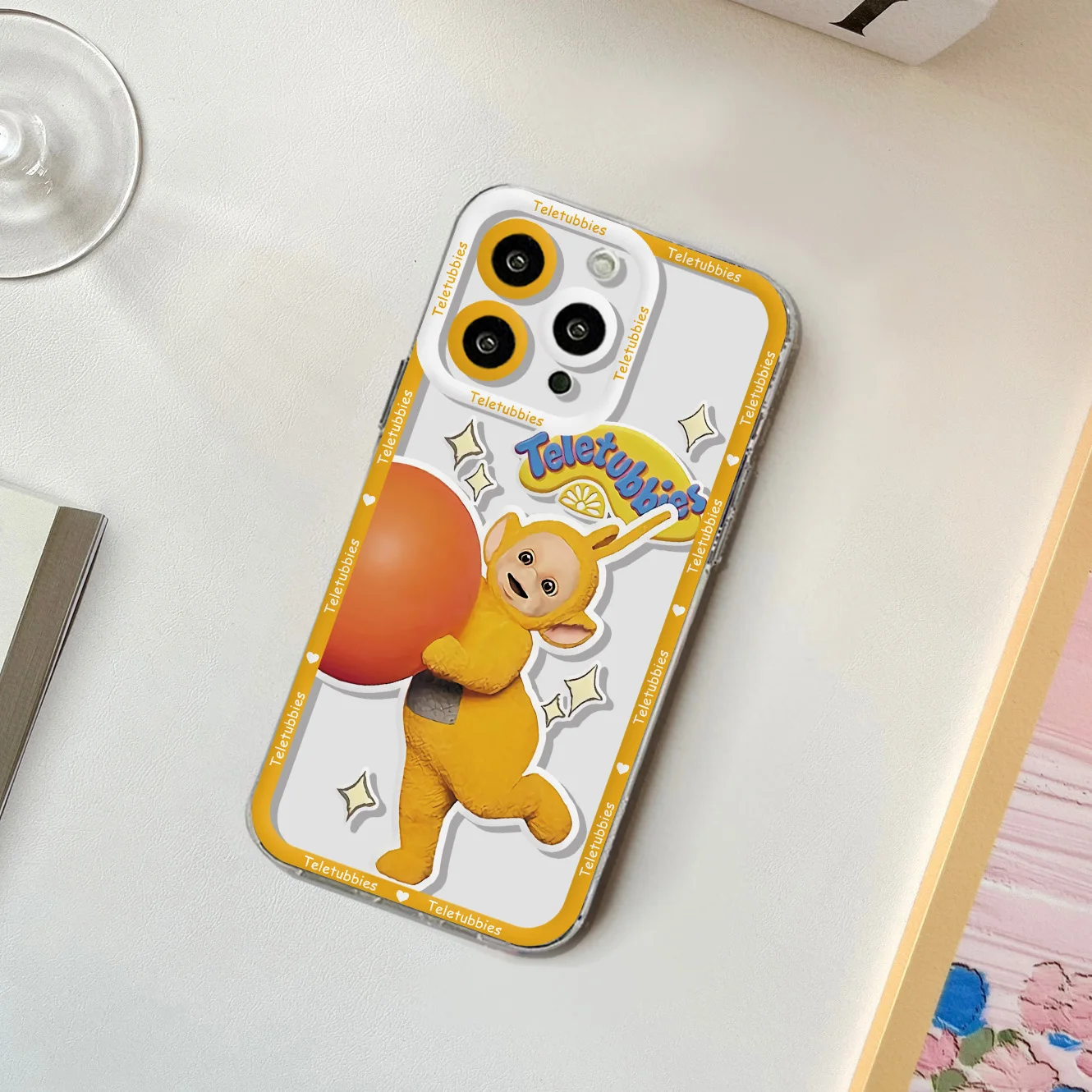 Cute Children T-Teletubbieses Phone Case For iPhone 15 14 13 12 11 Mini Pro Max X XR XSMax 6S 6 7 8 Plus SE20 Transparent Cover