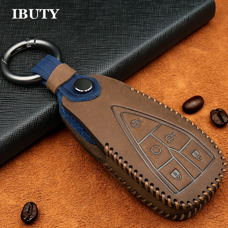 For Changan CS55 PLUS CS75 PLUS CS35 PLUS Eado PLUS UNI-K UNI-T UNI-V Car Key Case Key Buckle Leather Keychain Housing Cover