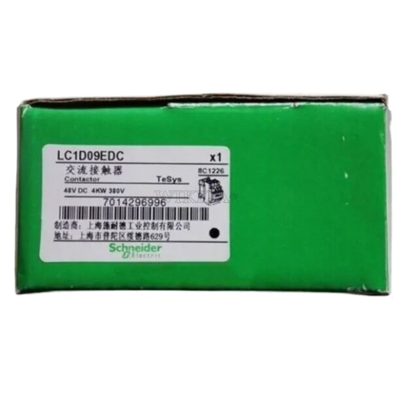 

Schneider Contactor LC1D09EDC 48VDC