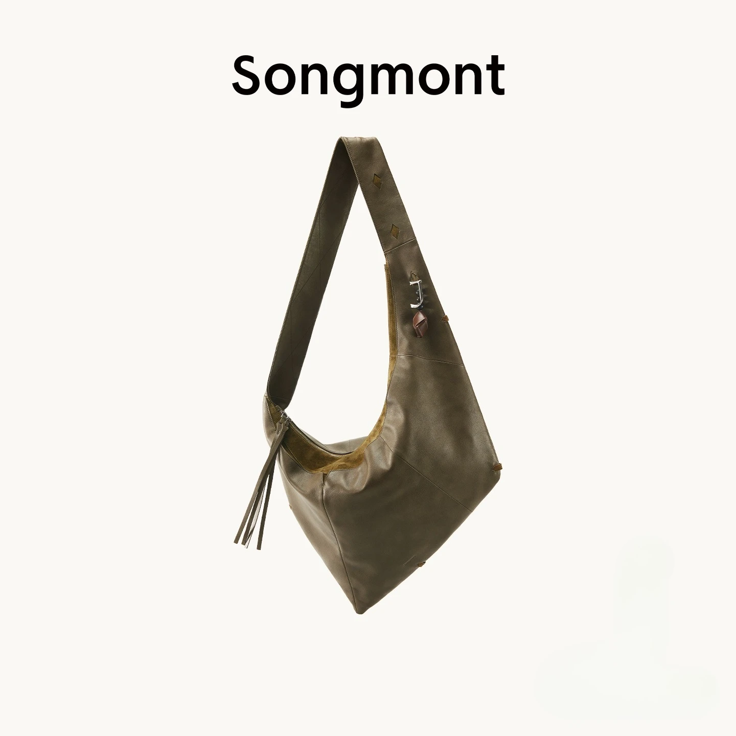 

Songmont Yamashita Arimatsu Broken Shell Series seed shell bag unisex crossbody hobo bag