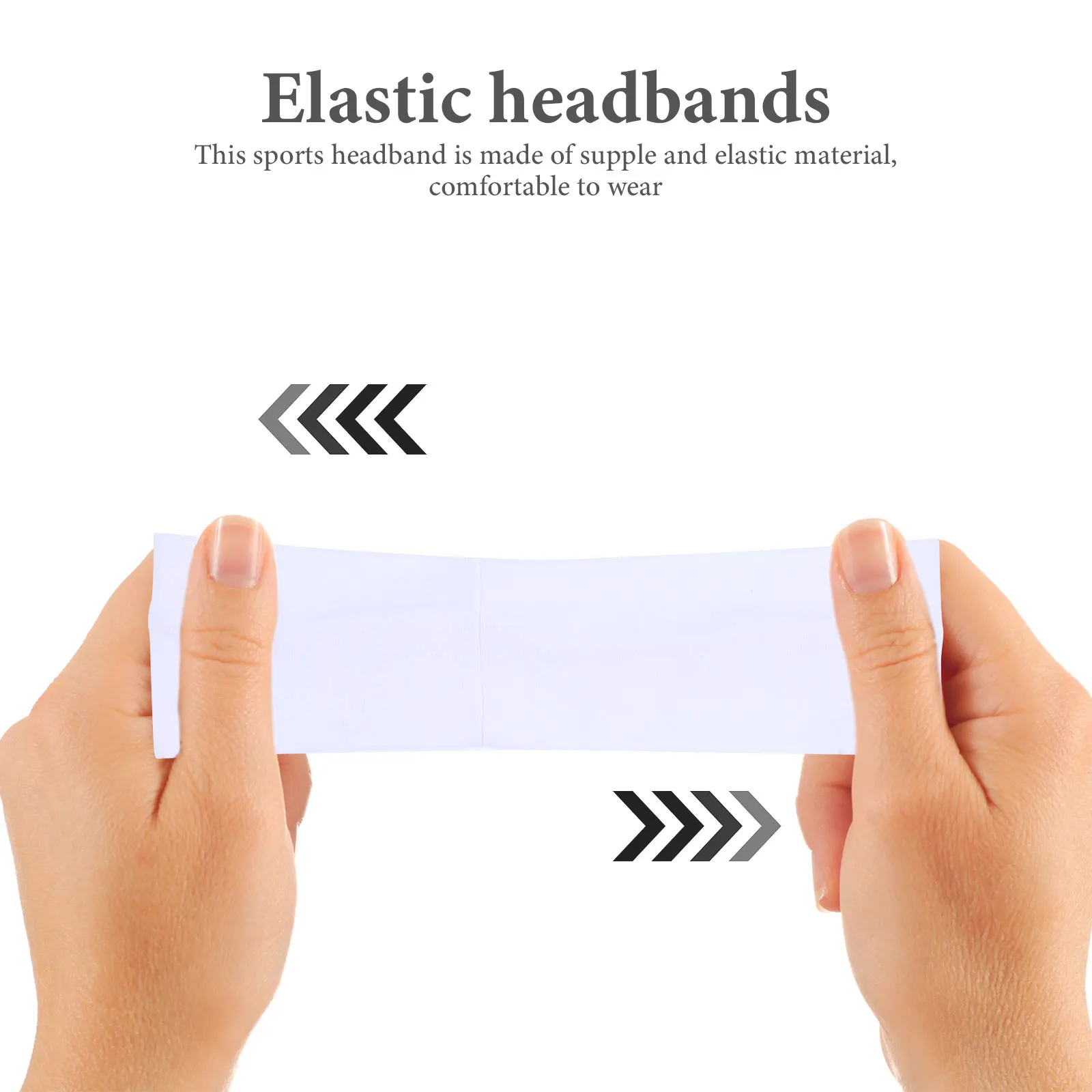 

16pcs Sports Headbands For Women Elastic Sweat Headband Workout Hair Band Running Yoga Athletic Headbands Gym Hairbands Reusable