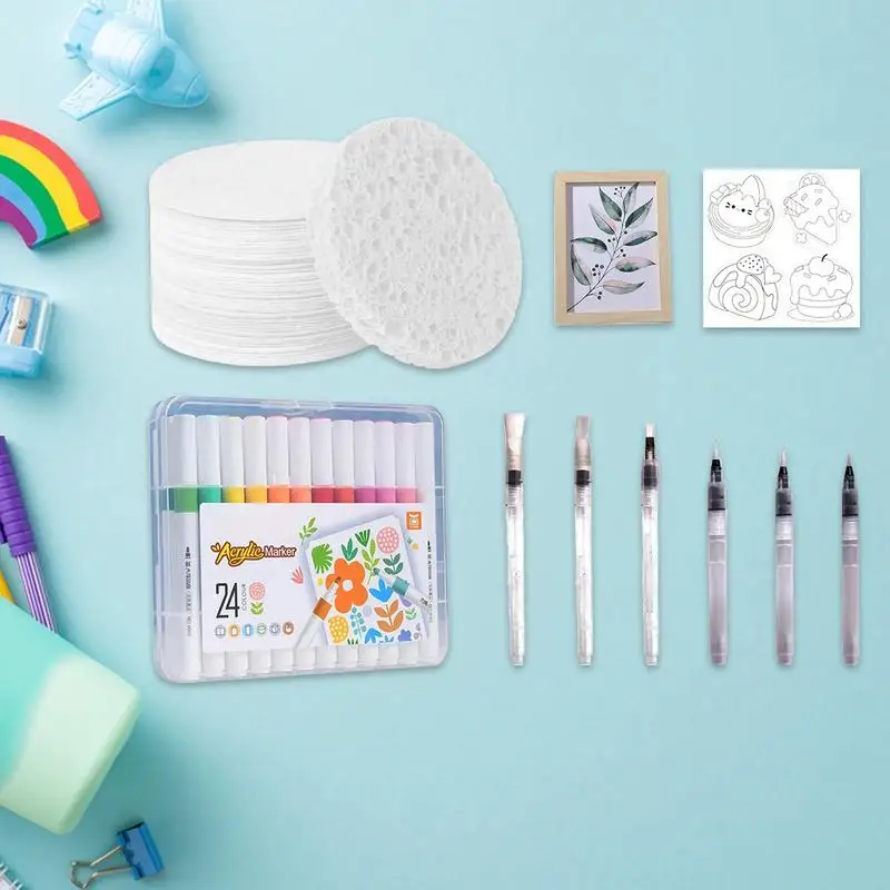 Foam Paint Toy 3D Texture Drawing Toy Handmade Craft Supplies Educational Preschool Learning Activity For Kids Crafts Home