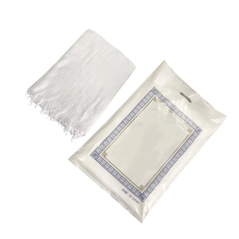 Juego toallas Ihram para hombre, disfraces peregrinación musulmana Umrah y Hajj, cómodos llevar