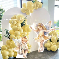 Fairy Party Decoration Girls Birthday Party Backdrop Fairies Cutout Paperboard Spirit Decorat Baby Shower Shooting Photo Props