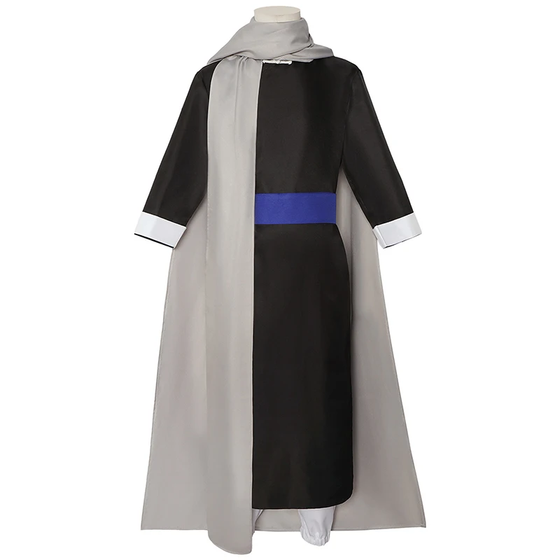 Anime Kamui Cosplay Costume Black ADULT GINTAMA Cosplay Cape Set Stage Performance Costume Party Halloween Clothes