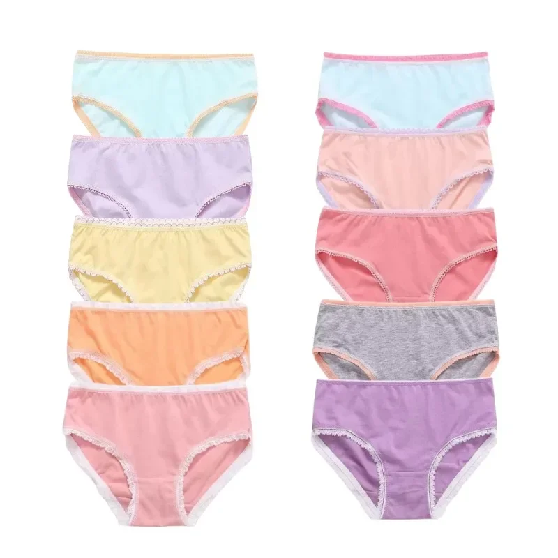 1/3pcs/Lot Girls Cotton Underwear Kids Panties Girl Cotton Briefs 1-12Years