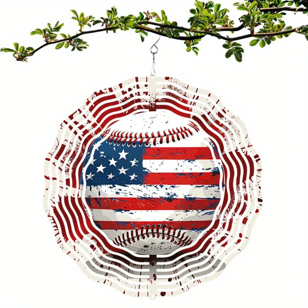 

Metal Wind Sculpture Garden Art, 3D Ink Splashing Hanging Decor, Unique Outdoor Wind Chime Ornament for Home Patio