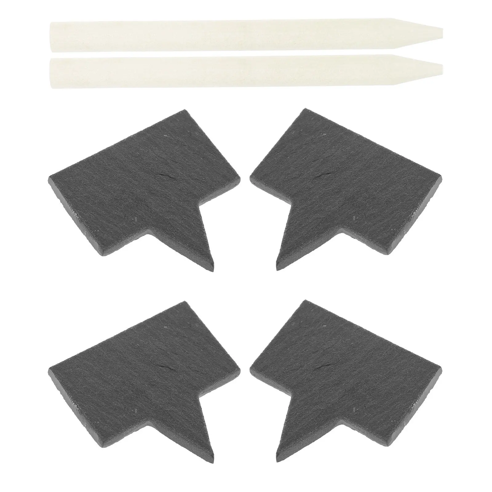 1Set Cake Inserts Decor Set Multipurpose Dessert Toppers Cheese Label Signs Lightweight Portable Chalk Writing for Bakery