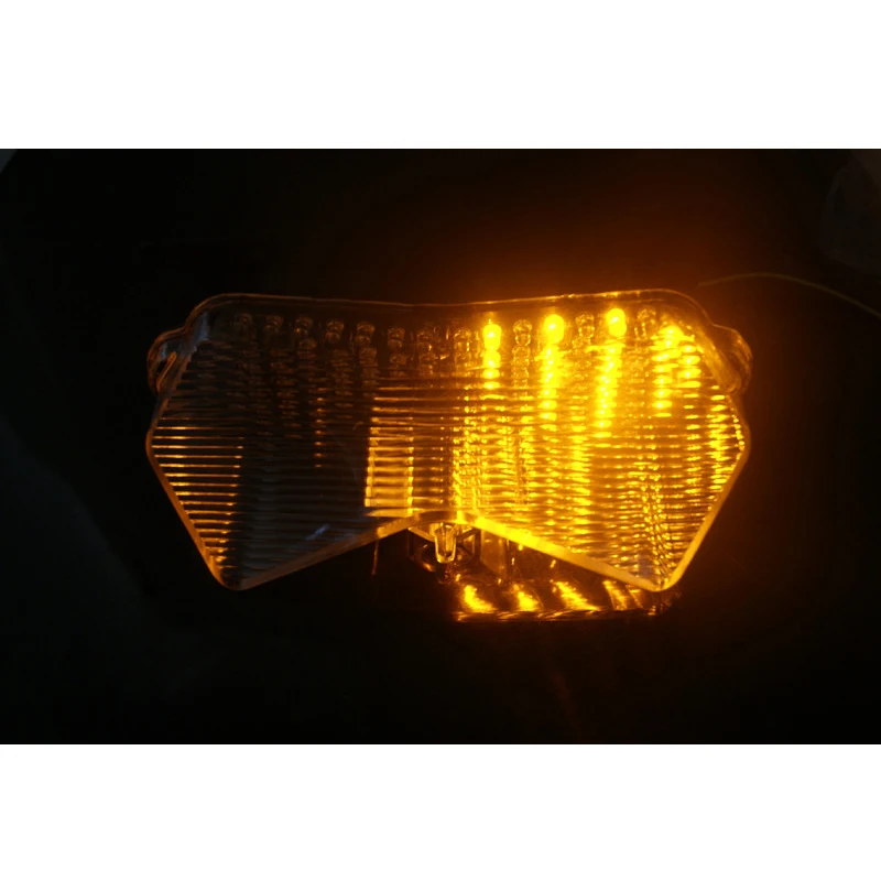 WAASE-enquêter Arrière LED Intégré pour Kawasaki Z750 2004 2005 2006