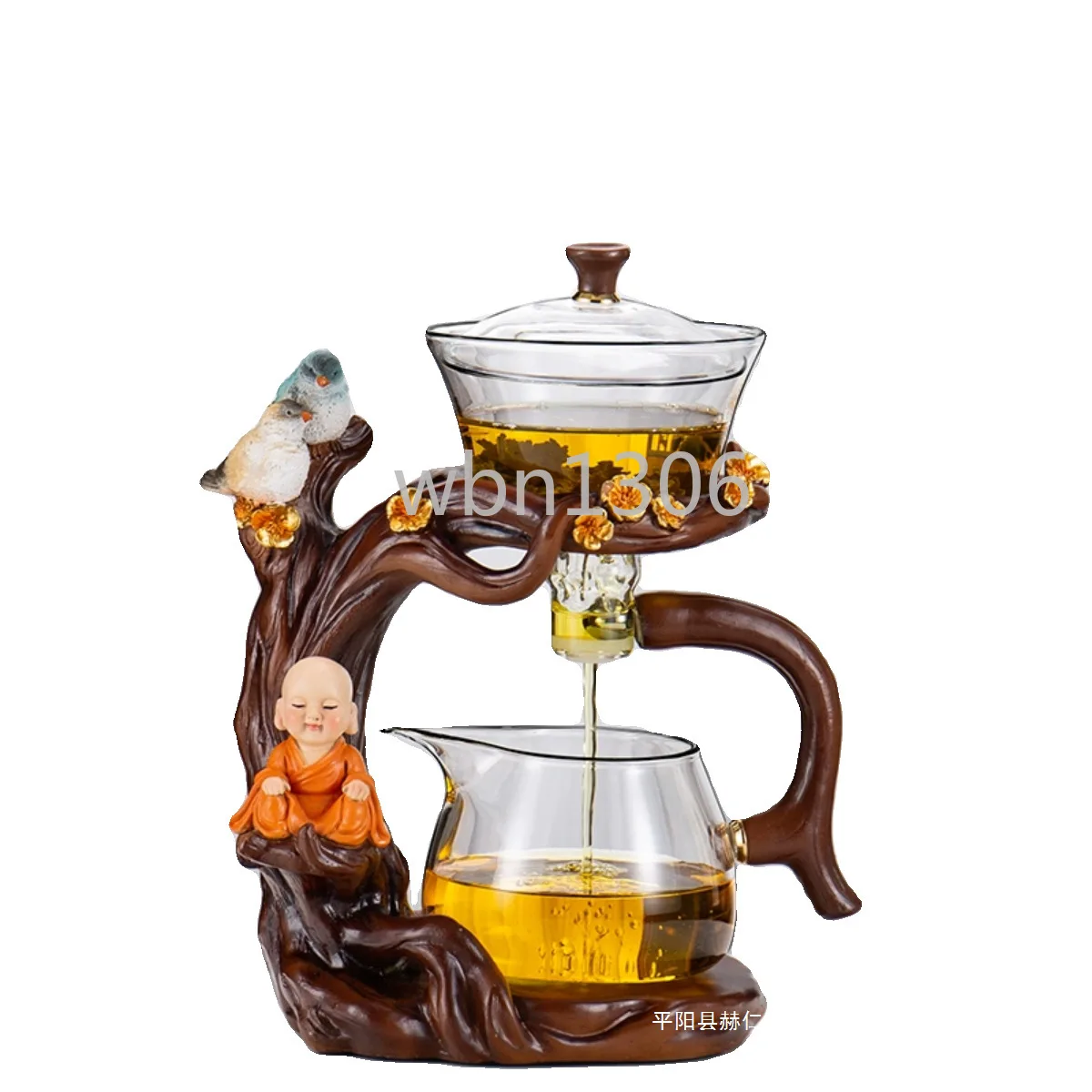 

Household Kung Fu Teacup Lazy Magnetic Brewing Teapot Office Meeting Guest Creative Tea Set