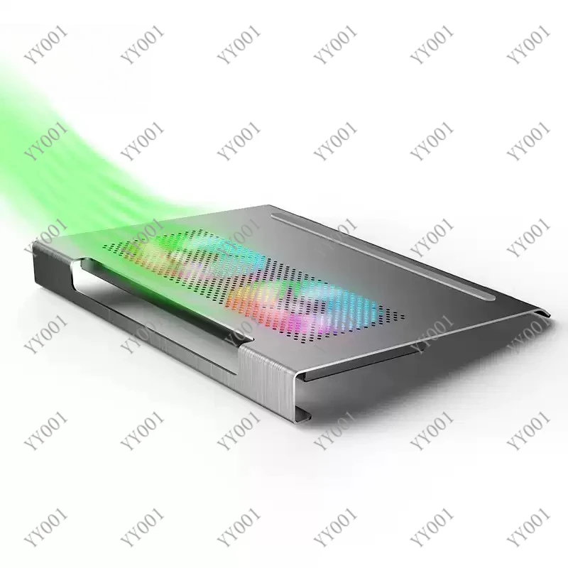 Aluminum Alloy Laptop Cooling Pad Adjustable Stand with Fan for 17inch Gaming Notebook