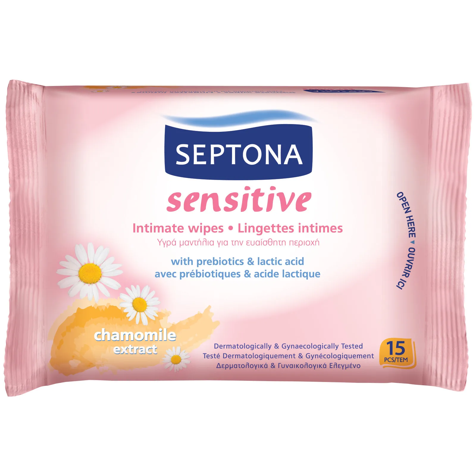 SEPTONA Sensitive: Le Pannolini Umidificati per l’Igiene Intima con Prebiotico