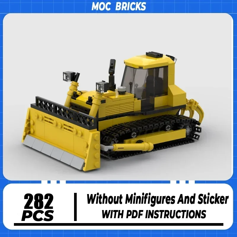 

Moc Building Blocks Engineering Vehicle Series Model Technology Brick DIY Bulldozer Assembly Toy Holiday Gifts