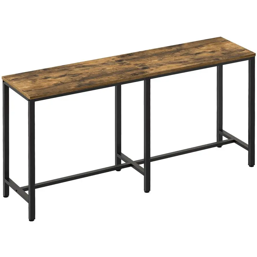 

70.8 Long Bar Table, Counter Bar Height Table, High Top Table, Rectangular Hightop Bar Pub, for Kitchen, Living Room, Entryway,