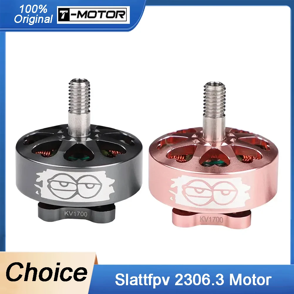 

T-Motor Slattfpv 2306.3 1700KV 6S 2500KV 4S Бесщеточный двигатель с валом 4 мм для гоночного дрона RC FPV