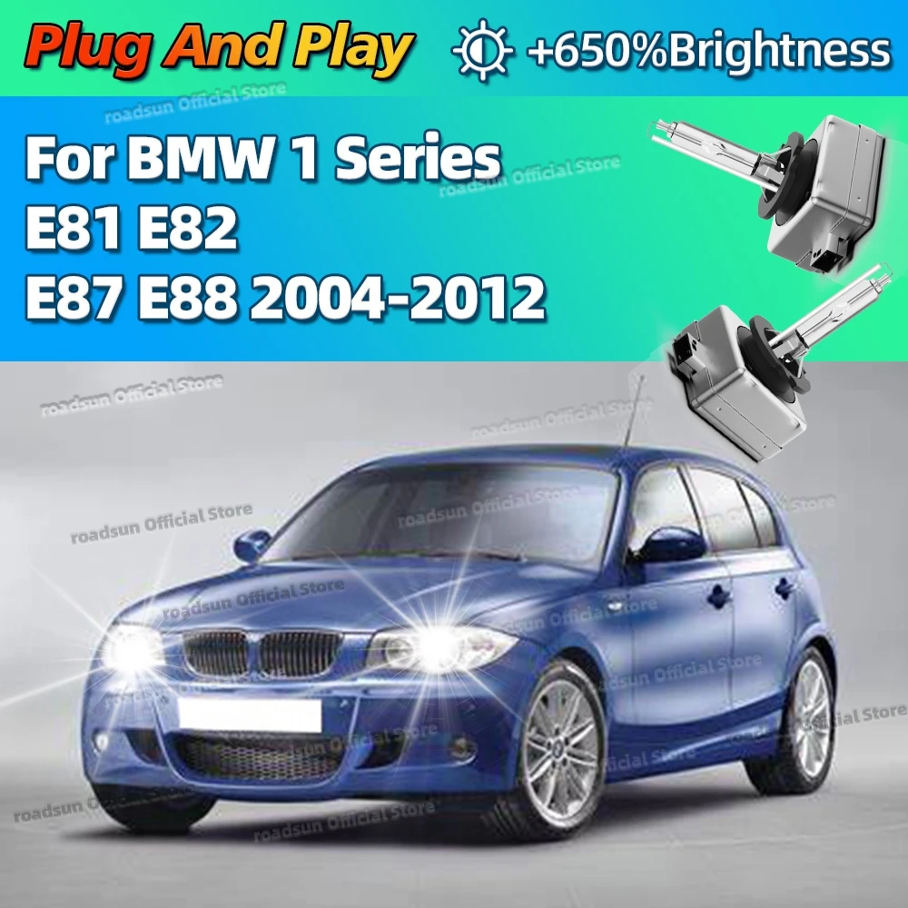 

35W D1S Xenon HID Bulb Car Headlight Auto Lamp 6000K For BMW 1 Series E81 E82 E87 E88 2004-2012 2006 2007 2008 2009 2010 2011