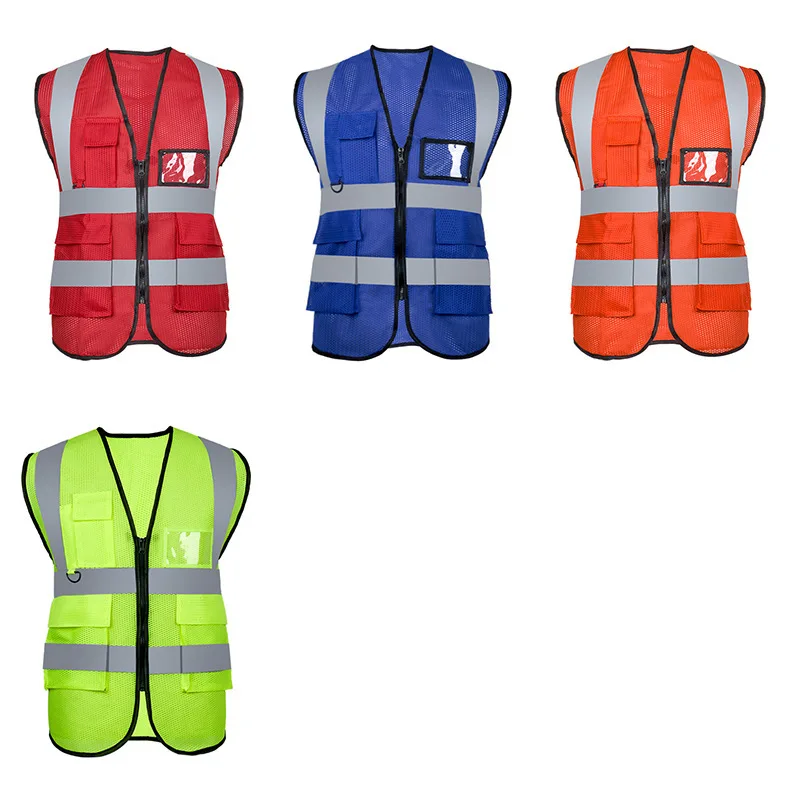 Cycling Motorcycle Reflective Vest High Visibility Safe Jacket for Night Riding Running Jogging Outdoor Sports Waistcoat