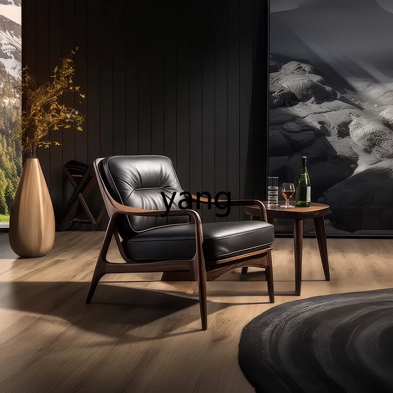 LT Nordic Solid Wood Sofa Chair Study Book Chair Tea Chair