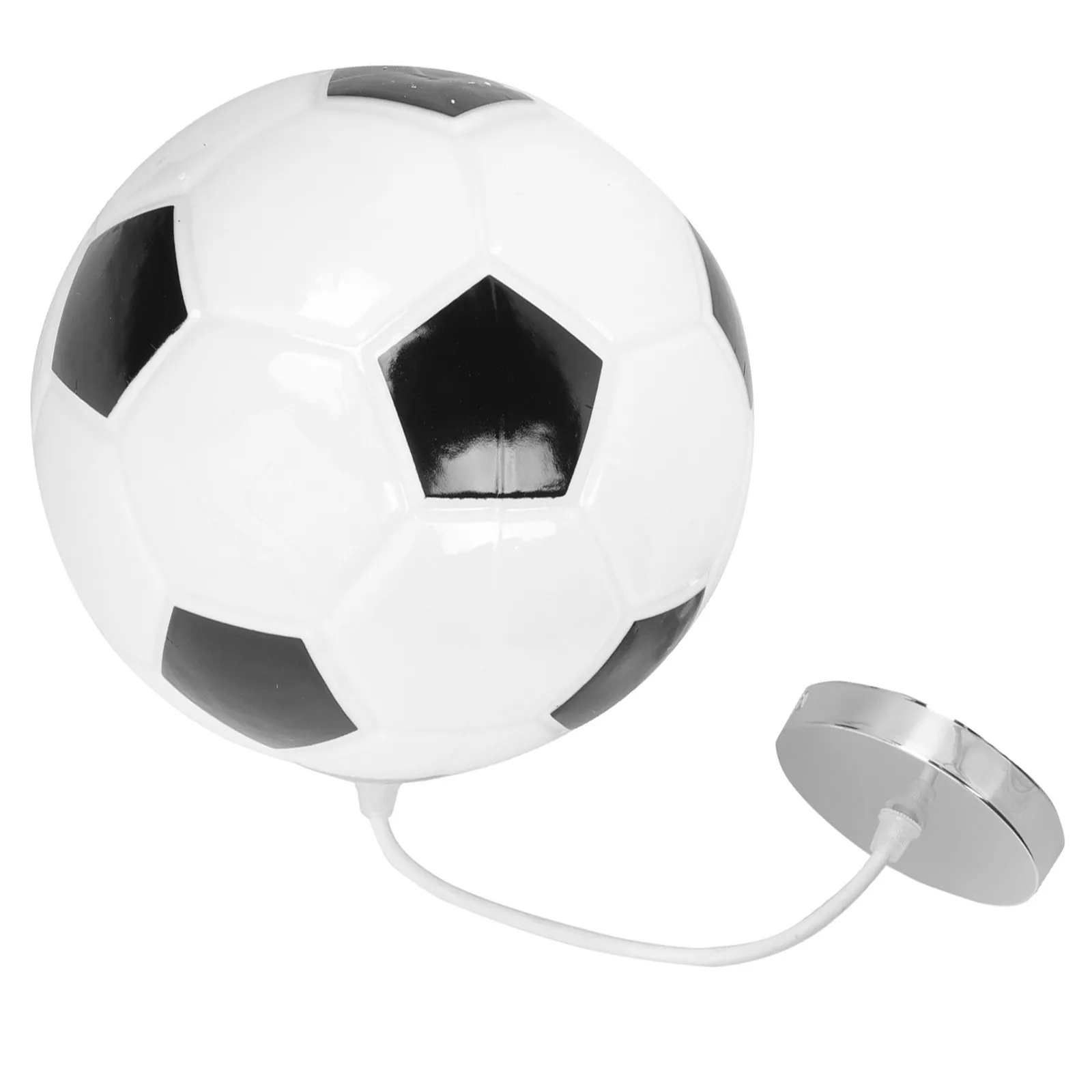 Football Glass Chandelier Pendant Light Nordic Style for Clothing Store Gymnasium Room Dining Room Ceiling Light