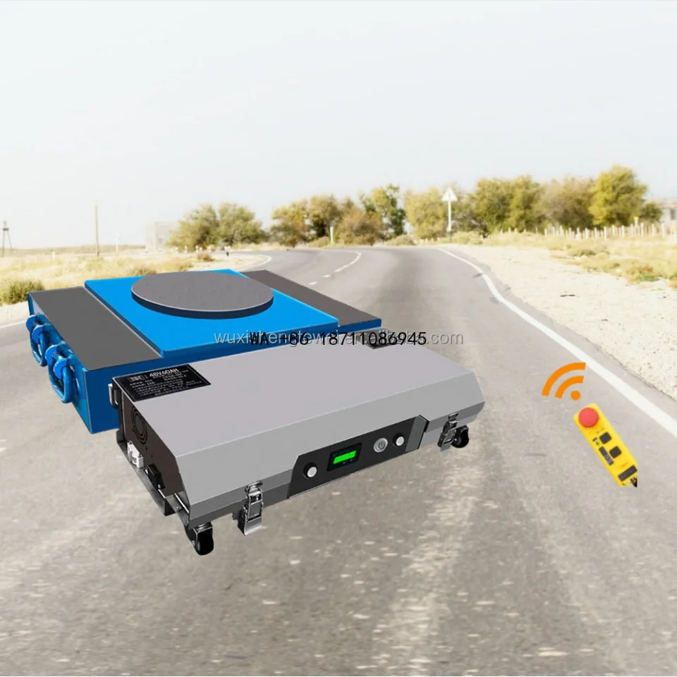 Electric Remote Control Mobile Equipment Transport Handling Tank Truck Material Handling Machine Skates Truck