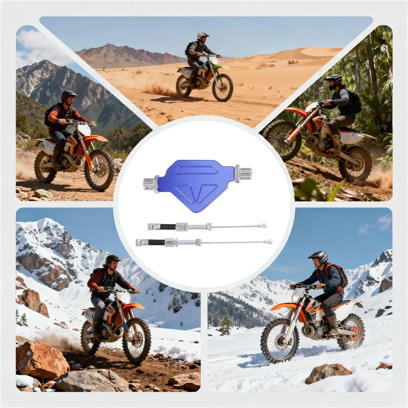 1pc Motorcycle Universal Easy Pull Clutch System Stunt Lever Pull Cable Off-road Dirt Pit Bike For KAWASAKI SUZUKI GSR GSXR