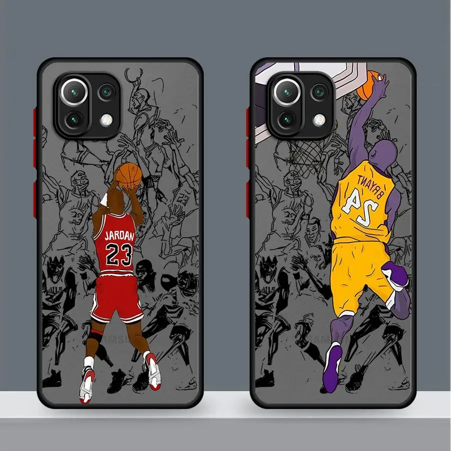 Basketball Star Sports Phone Case for Xiaomi Mi 10T 14 Pro9T 11T Pro 11 Lite 5G 12T 11T 12 13 Pro 13 Lite funda case