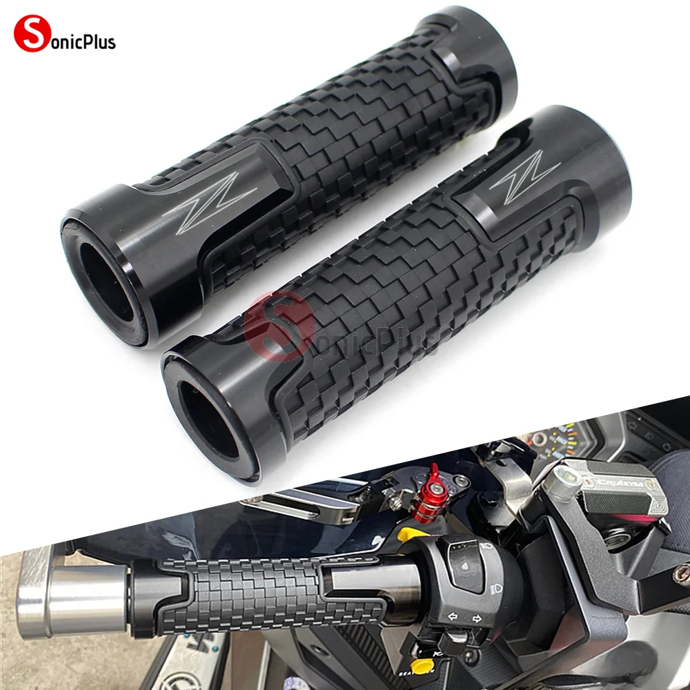 For Kawasaki Z Z125 Z250 Z300 Z400 Z650 Z750 Z900 ZH2 Z800 Z1000 Z250SL Z1000R ZH2 22mm handlebar Motorcycle handle grips